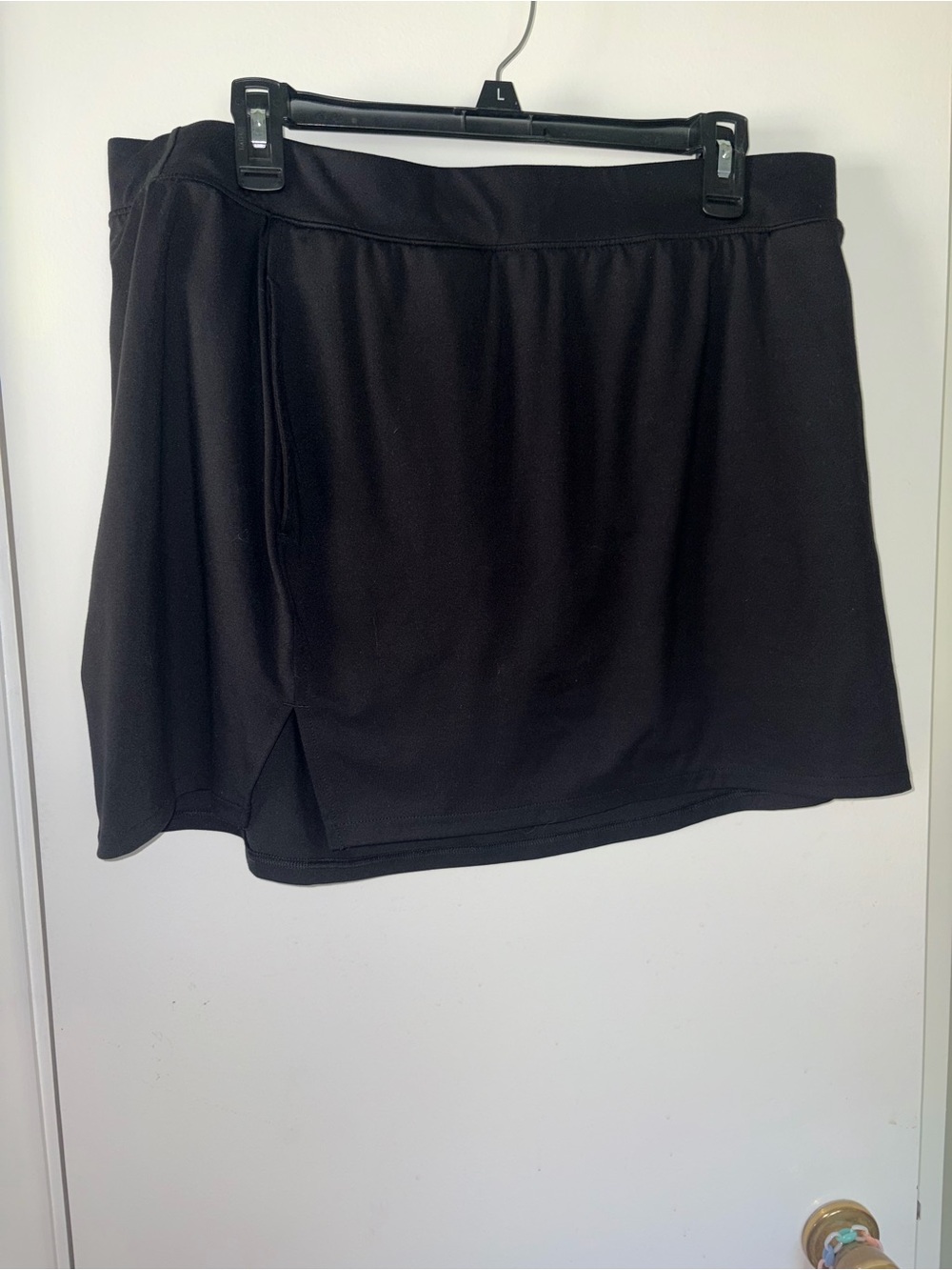 all in motion Black Athletic Skort with Side Slit